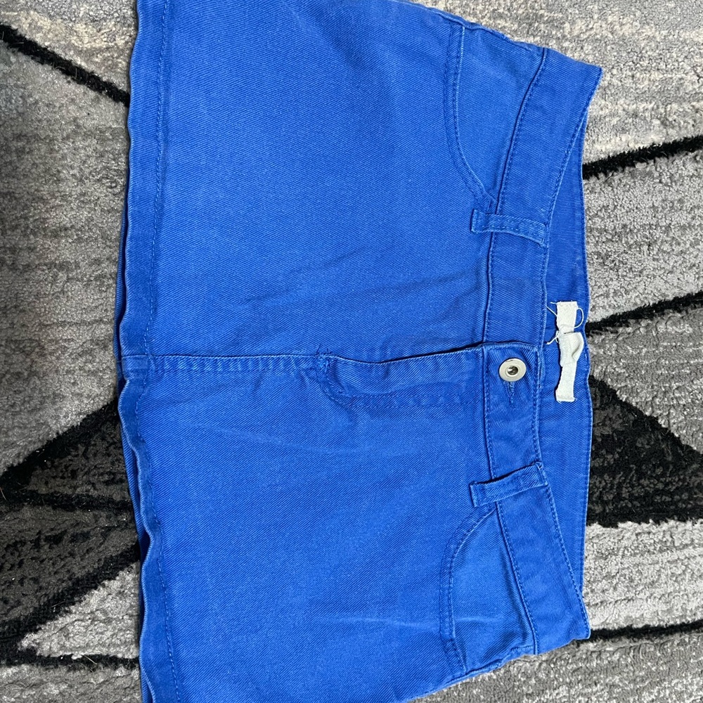 Blue Mini Skirt